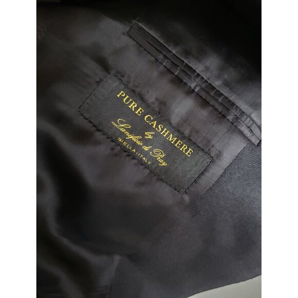 Samuelsohn 100% Cashmere Blazer Jacket Black Size Mens 42 Tall J.P.Tilford Italy - Picture 10 of 11